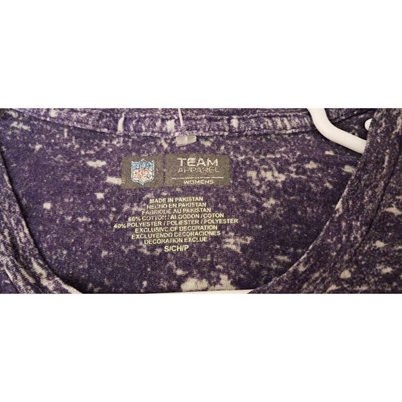 NFL Team Apparel Women's Minnesota Vikings Top Cap Sleeve Size Small-PreOwned - Picture 3 of 3